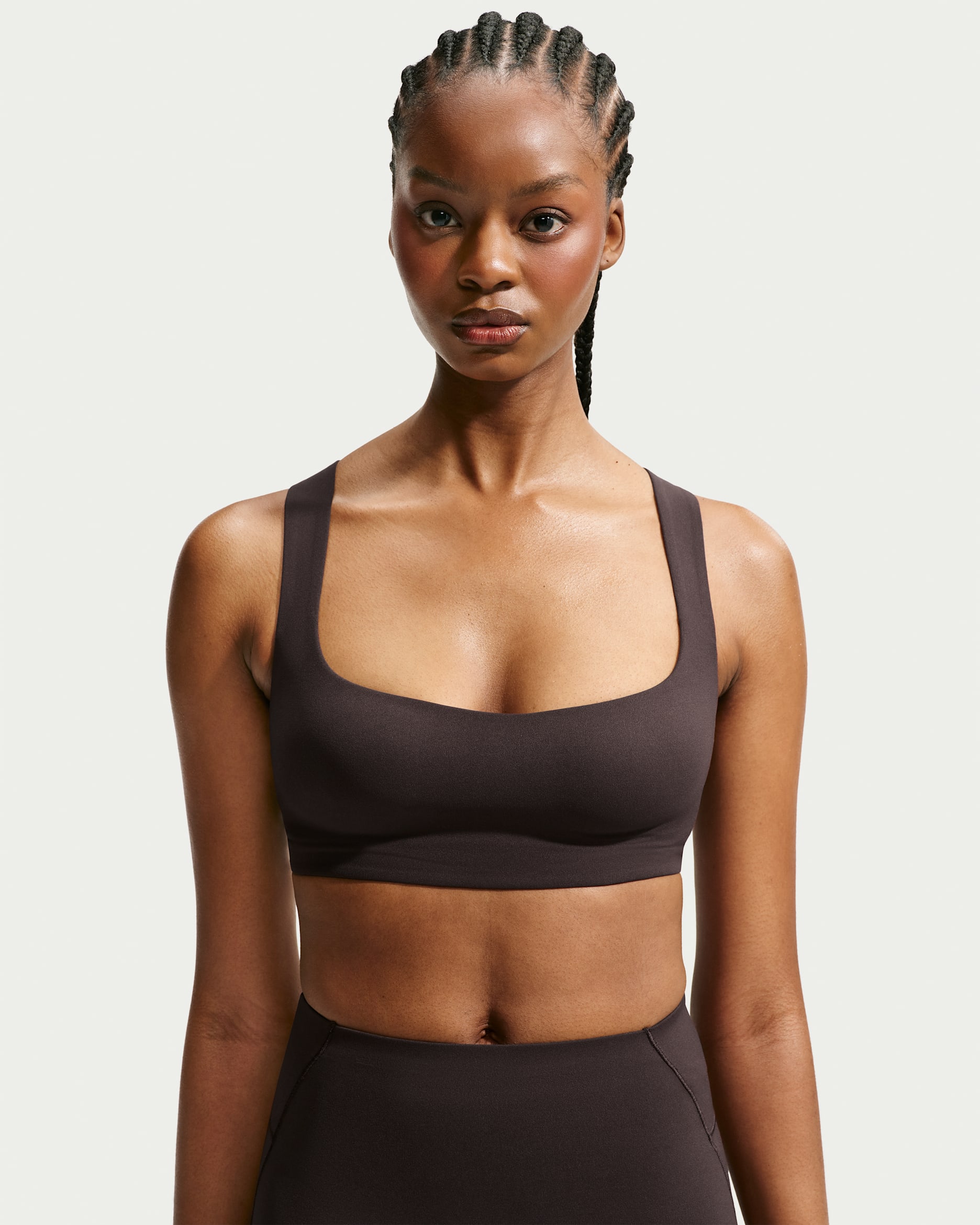 NIKE公式】NikeSKIMS Studio Stretch ウィメンズ スクエアネック ブラ
